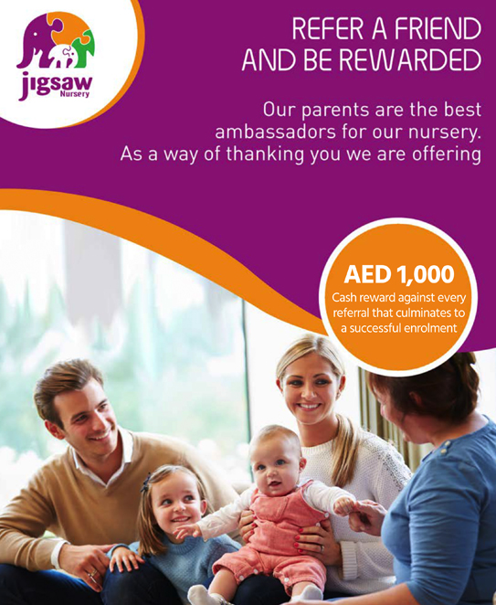 Best Kindergarten in Abu Dhabi - Cash Reward Ad